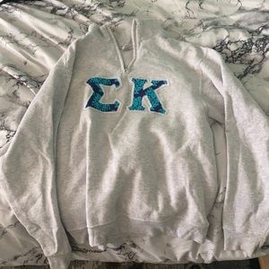 Sigma Kappa 3/4 zip sweatshirt